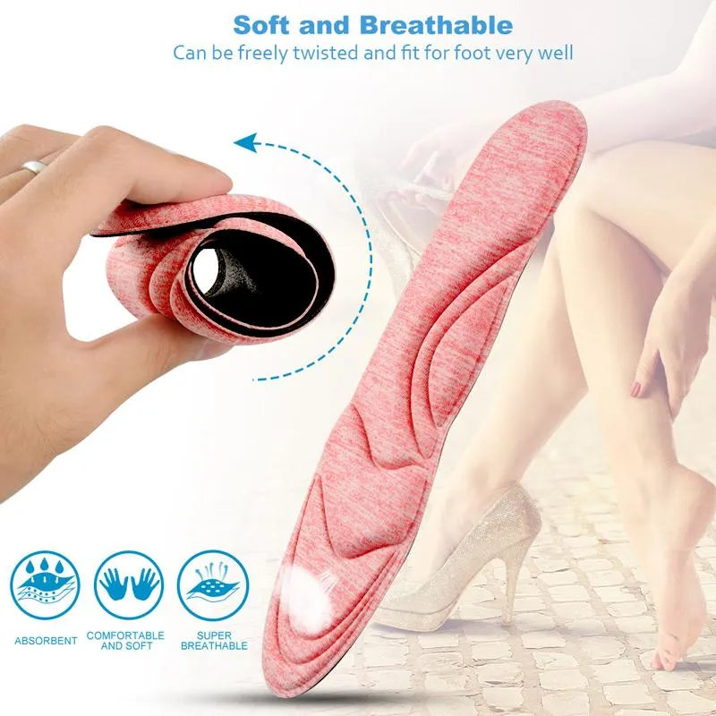 4D Sponge Orthopedic Shoes Insoles for Women