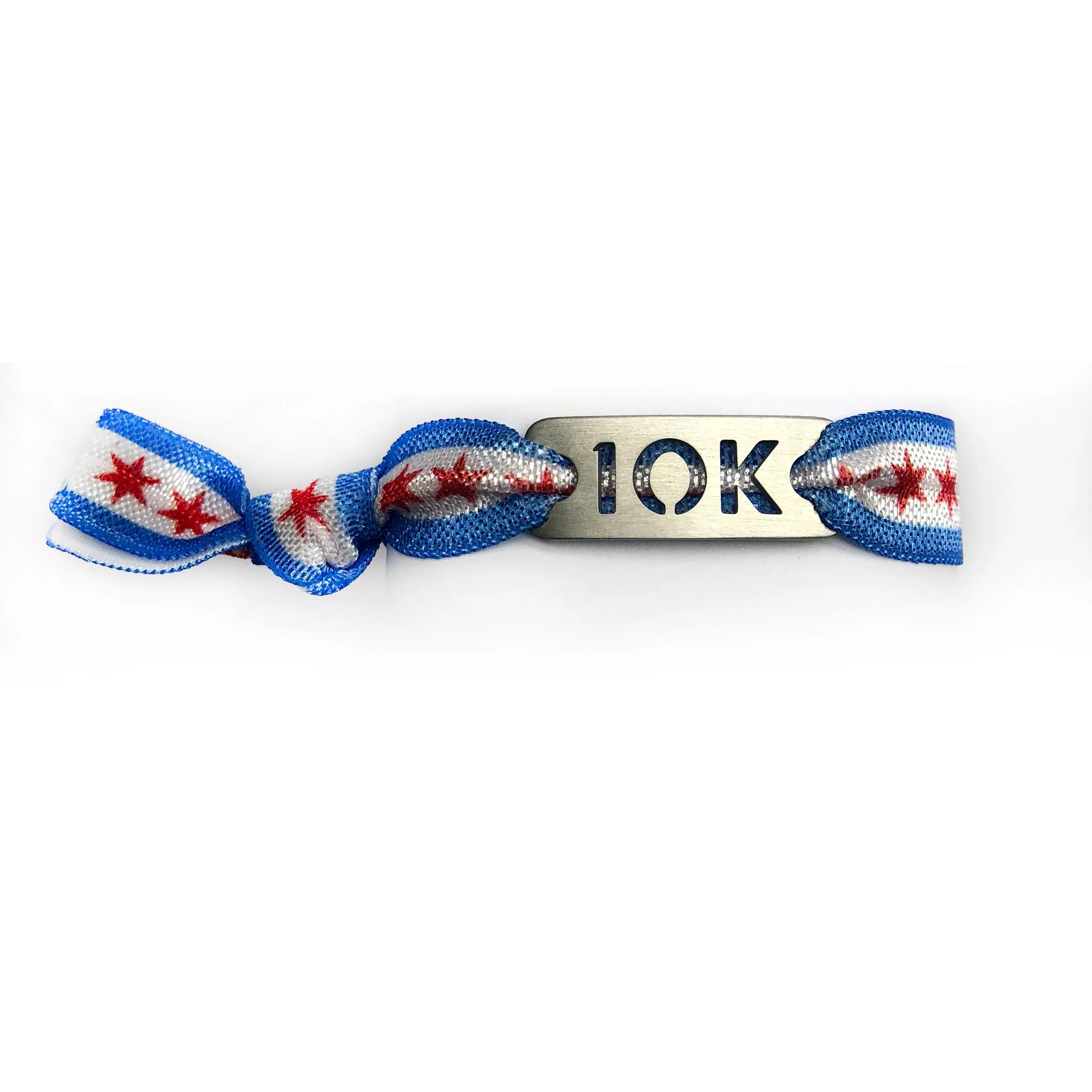 5K CHICAGO Flag Tie Stretchy Running Bracelet