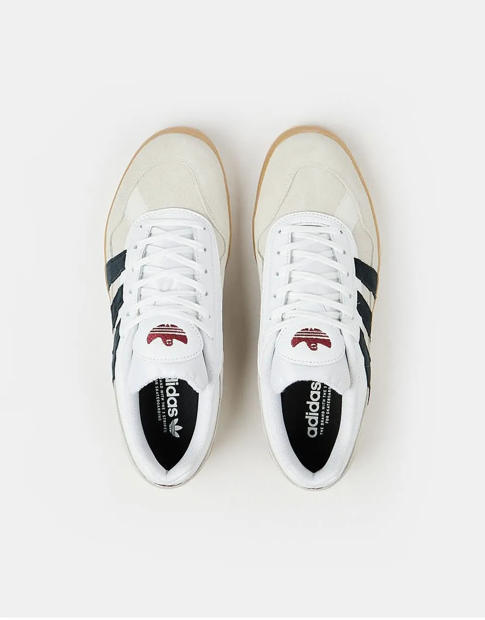 adidas Aloha Super Skate Shoes - White/Core Black/Gum