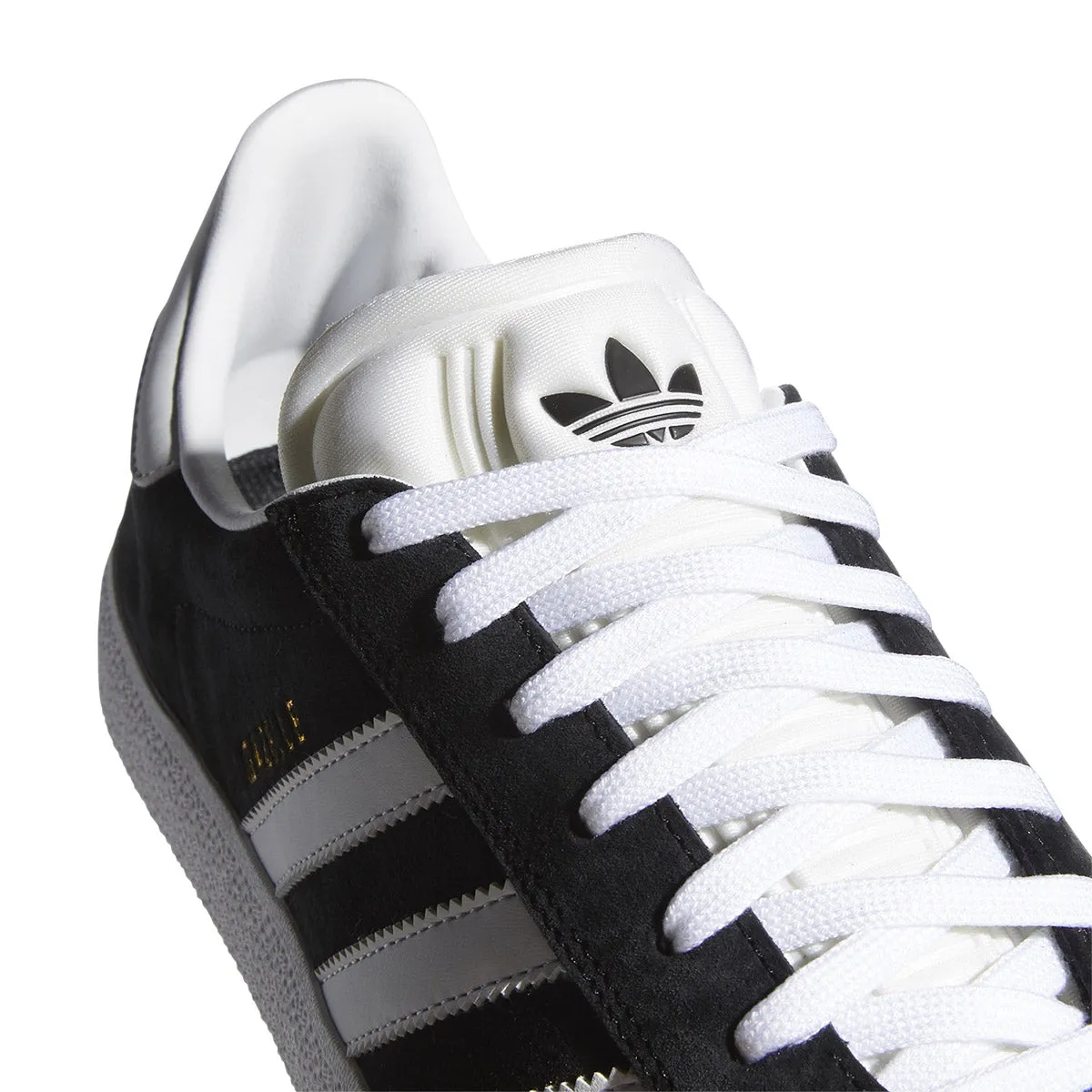 Adidas - Gazelle Adv Shoes Black/White/Gold