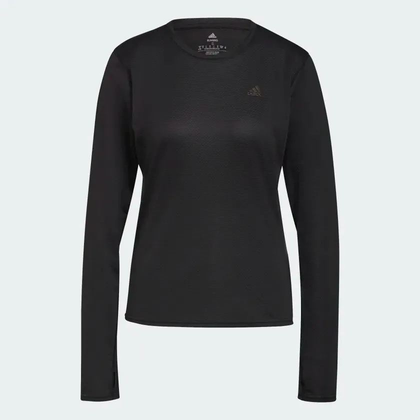 Adidas Run Icons Running Long Sleeve Womens Tee