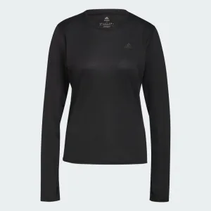 Adidas Run Icons Running Long Sleeve Womens Tee