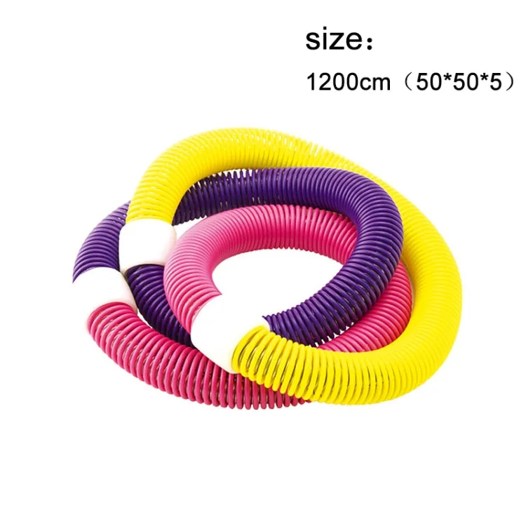 Adult Slimming Circle Waist Trimmer Workout Fitness Exercise Coil Flexible Soft Spring Fitness Circles, 1.25kg / 50cm