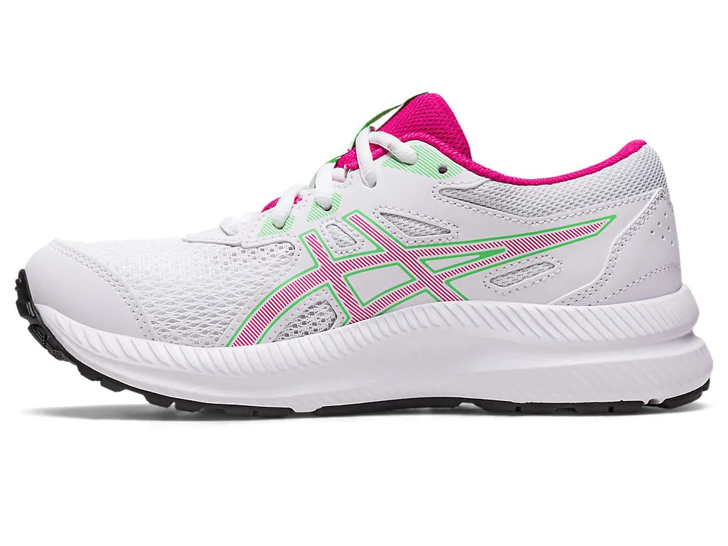 ASICS Contend 8 GS - Kids - White/Pink Rave