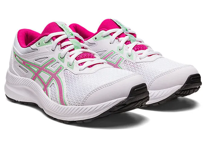 ASICS Contend 8 GS - Kids - White/Pink Rave