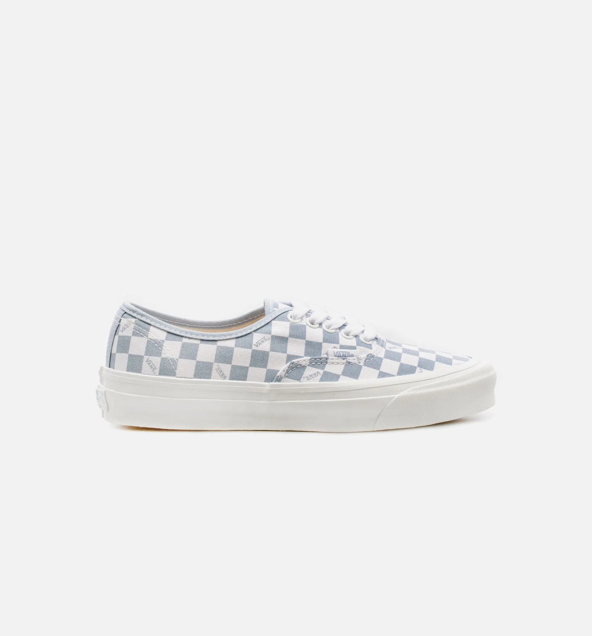 Authentic LX Checkerboard Mens Skate Shoe - Sky Blue/White