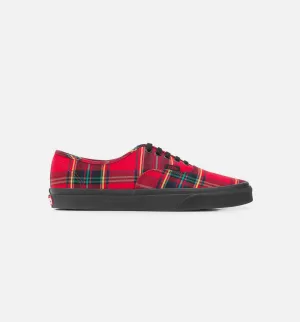 Authentic Plaid Mens Shoes - Red/Black