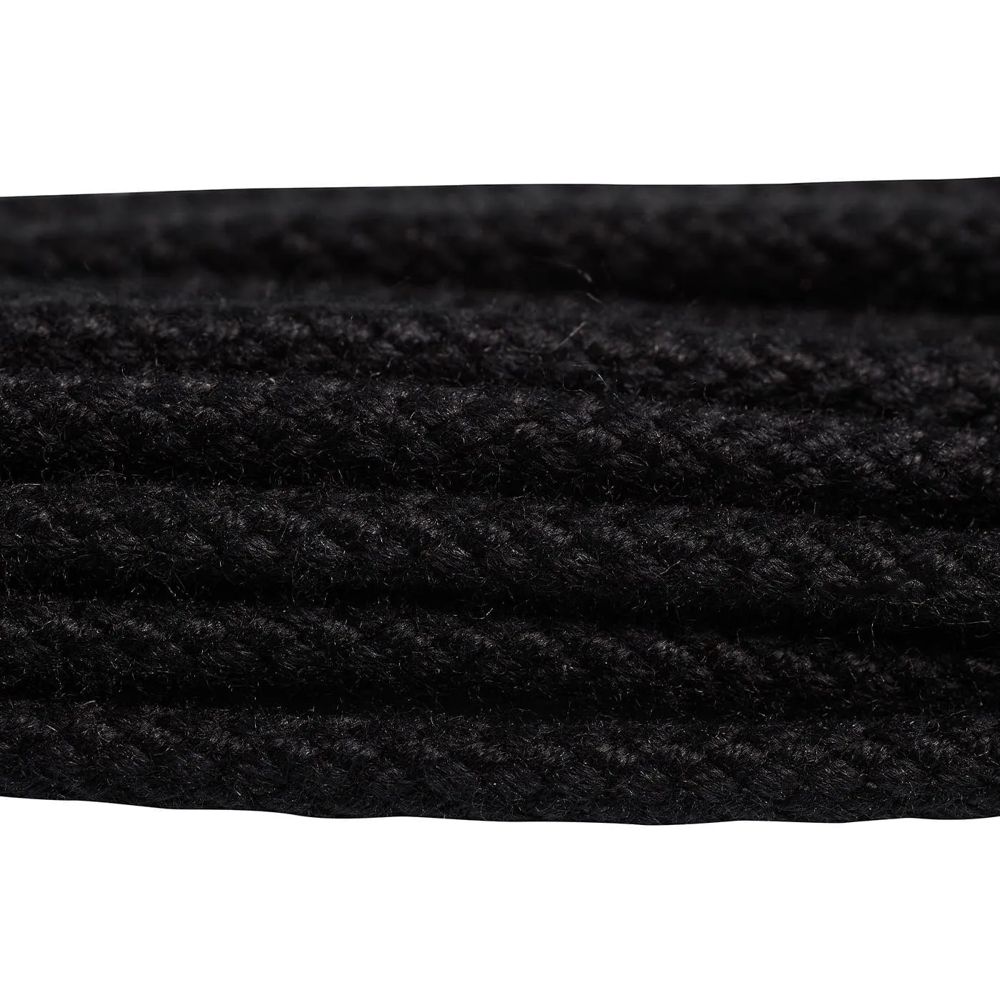 Black Braided Laces - 70cm