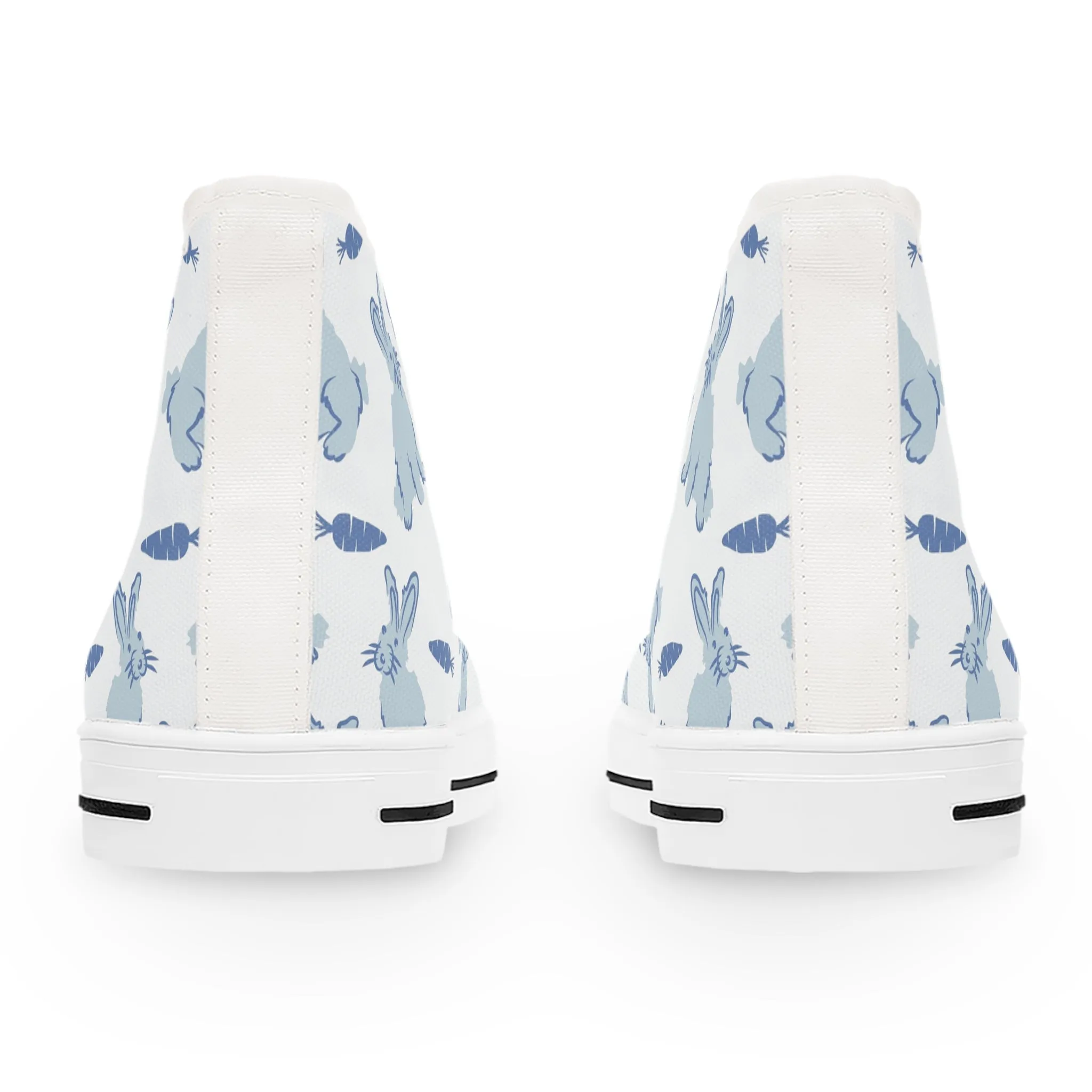 Blue Rabbits Women's High Top Sneakers