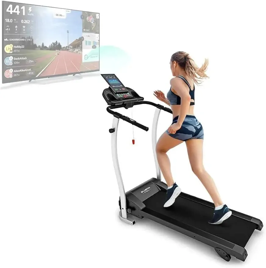 Bluefin Fitness Kick 2.0 Treadmill: Integrated Kinomap, Shock Absorption