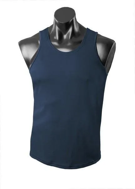 Botany Mens Training Singlet - Navy