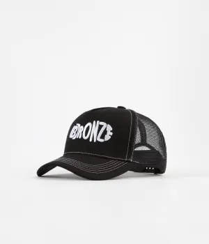 Bronze 56K Footprint Trucker Cap - Black