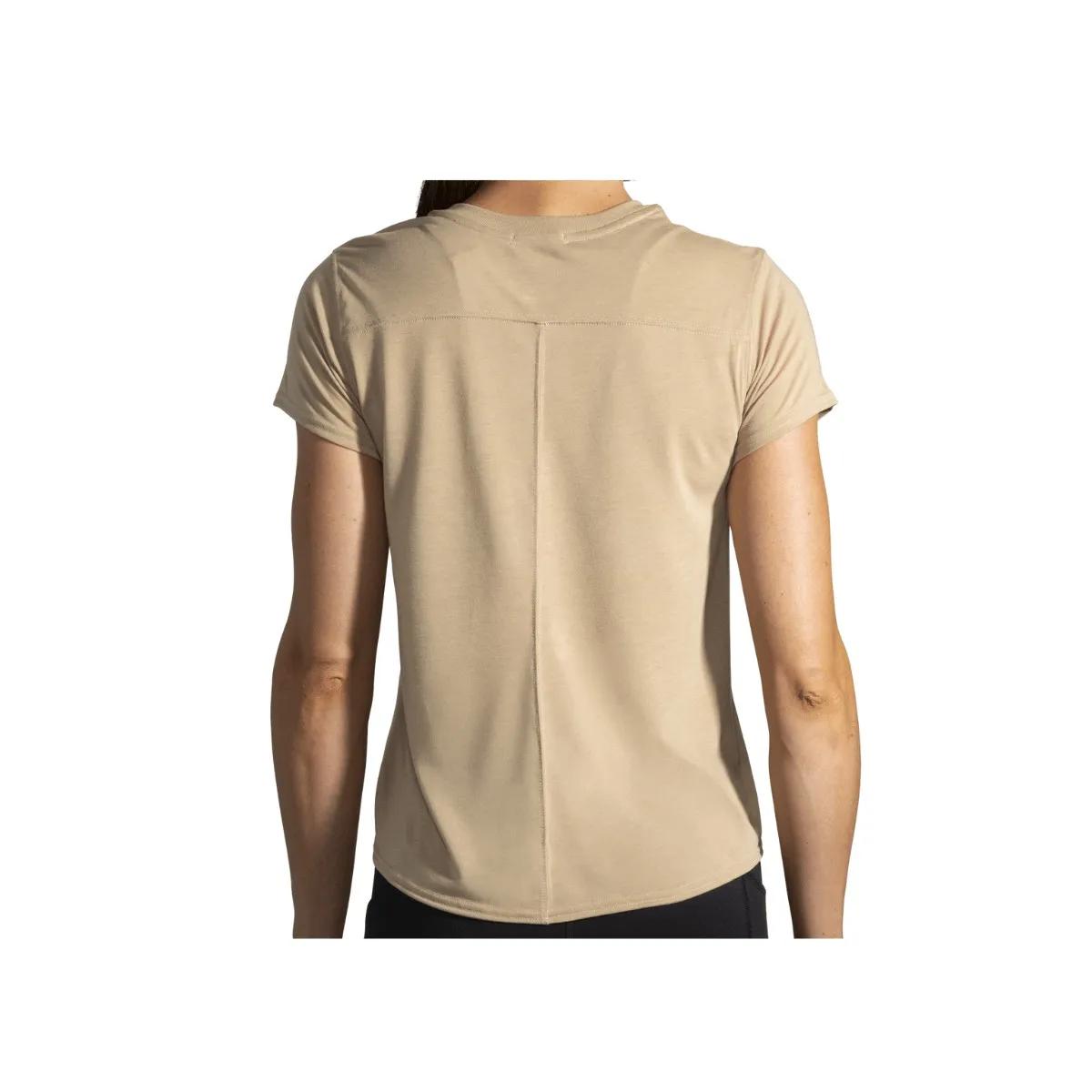 Brooks Distance Graphic T-Shirt Short Sleeve light brown