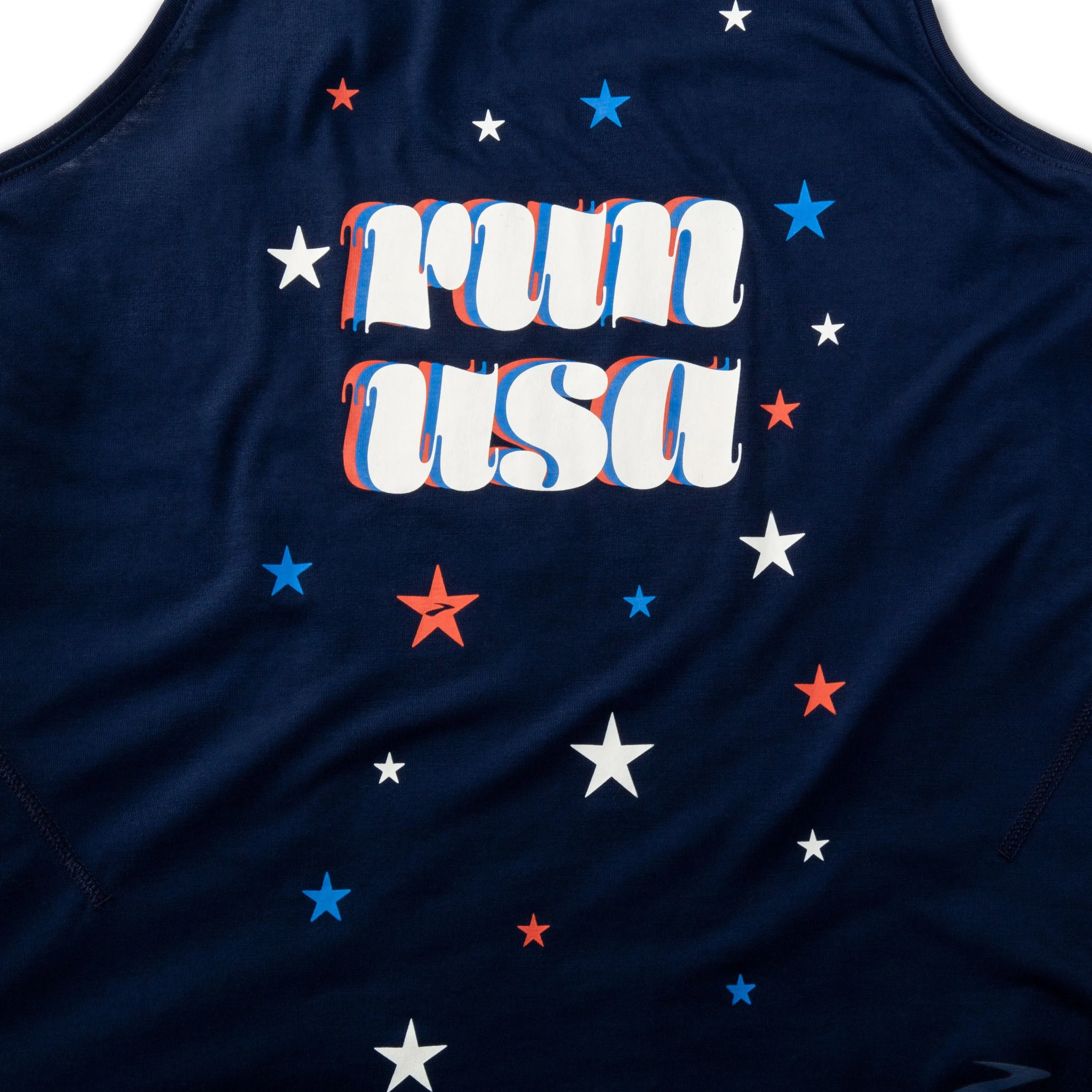 Brooks | Distance Tank 3.0 | Women's | Navy/Run USA