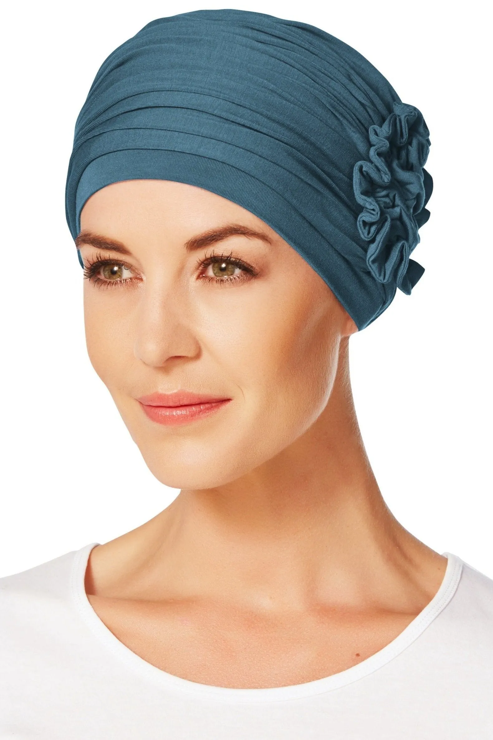 Christine Lotus Turban - Ocean Blue