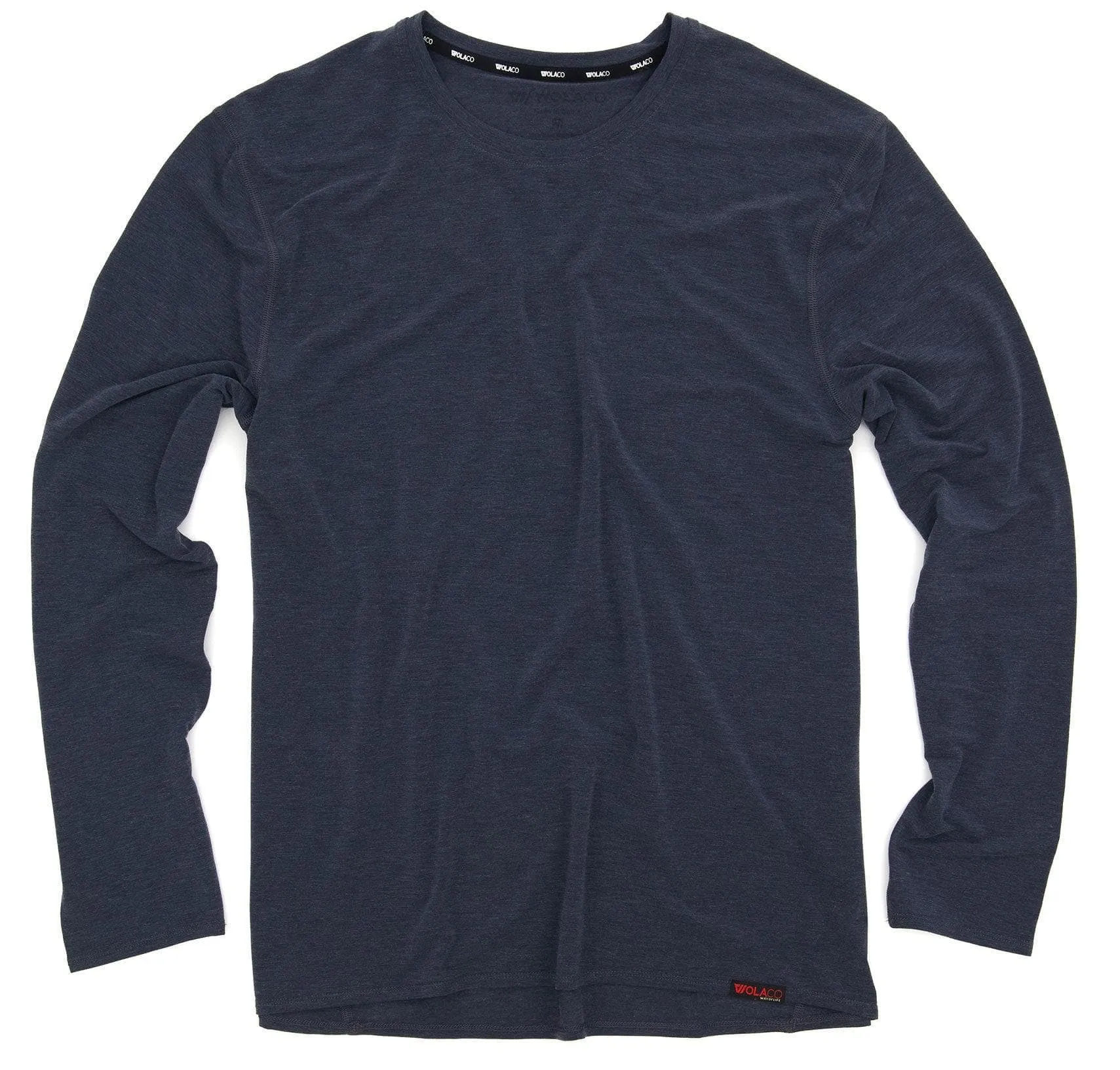 Clinton Long Sleeve in Heather Navy