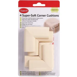 Clippasafe Super-Soft Corner Cushions Pack of Four