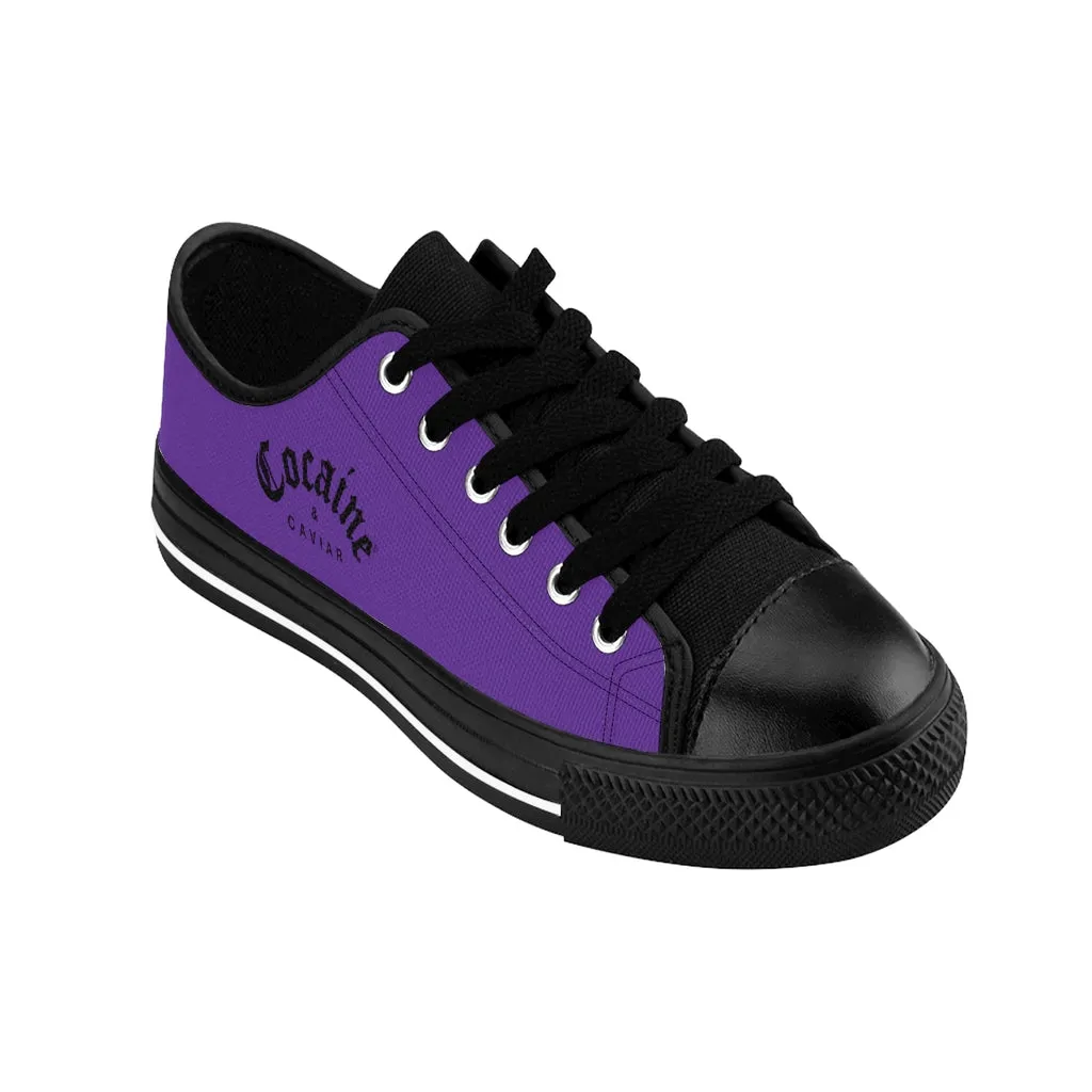 COCAINE & CAVIAR PURPLE MEN'S SNEAKERS