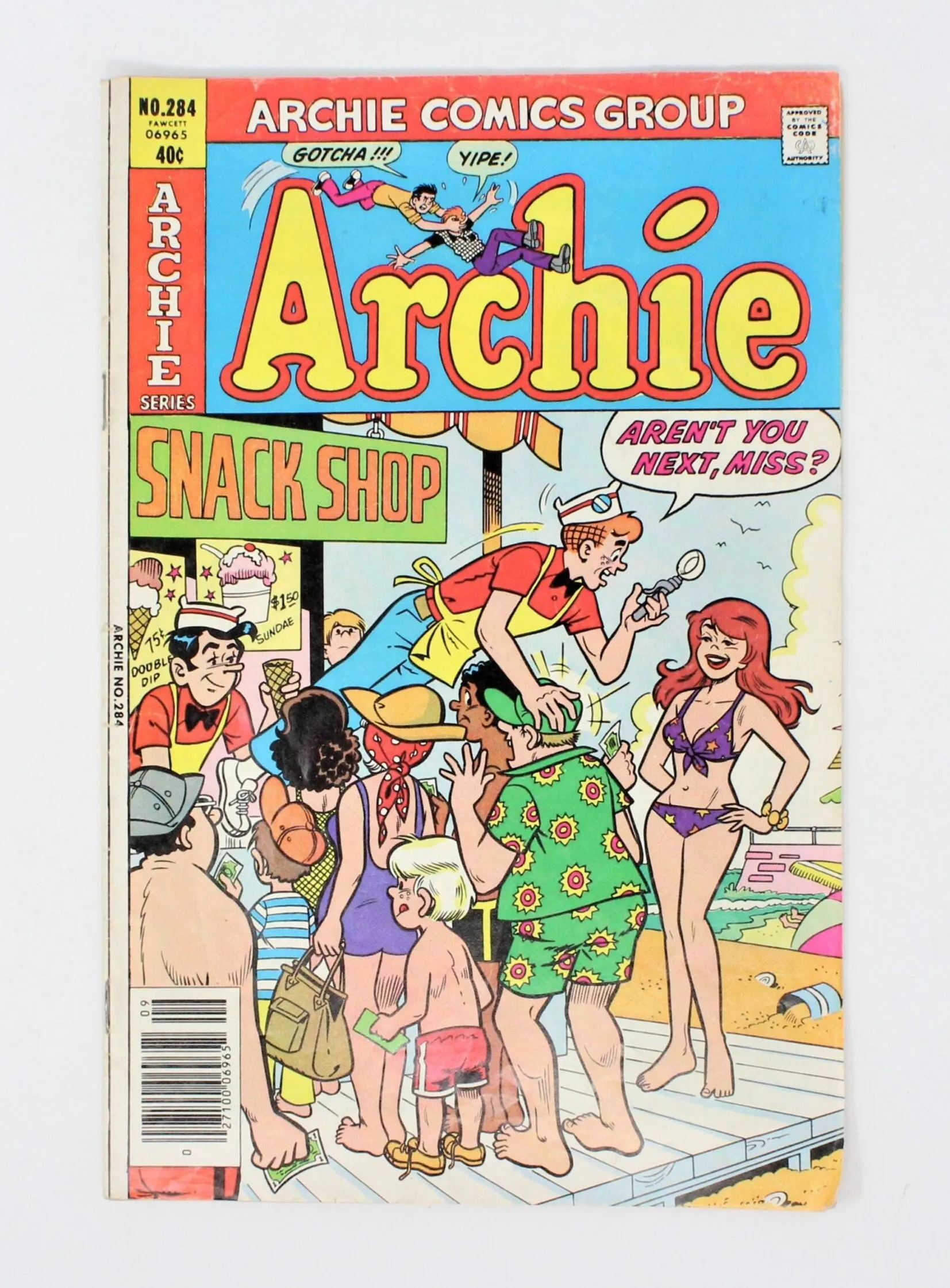 Comic Book, Archie Series, Archie #284, Vintage 1979