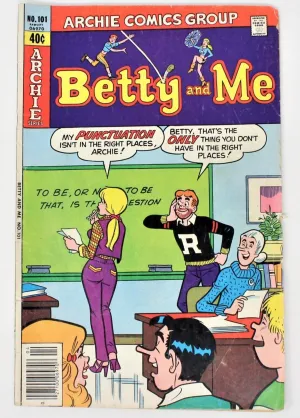 Comic Book, Betty and Me #101, Vintage 1979