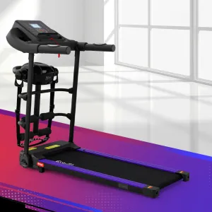 Compact Foldable Electric Treadmill w/ Massager & LCD - Everfit