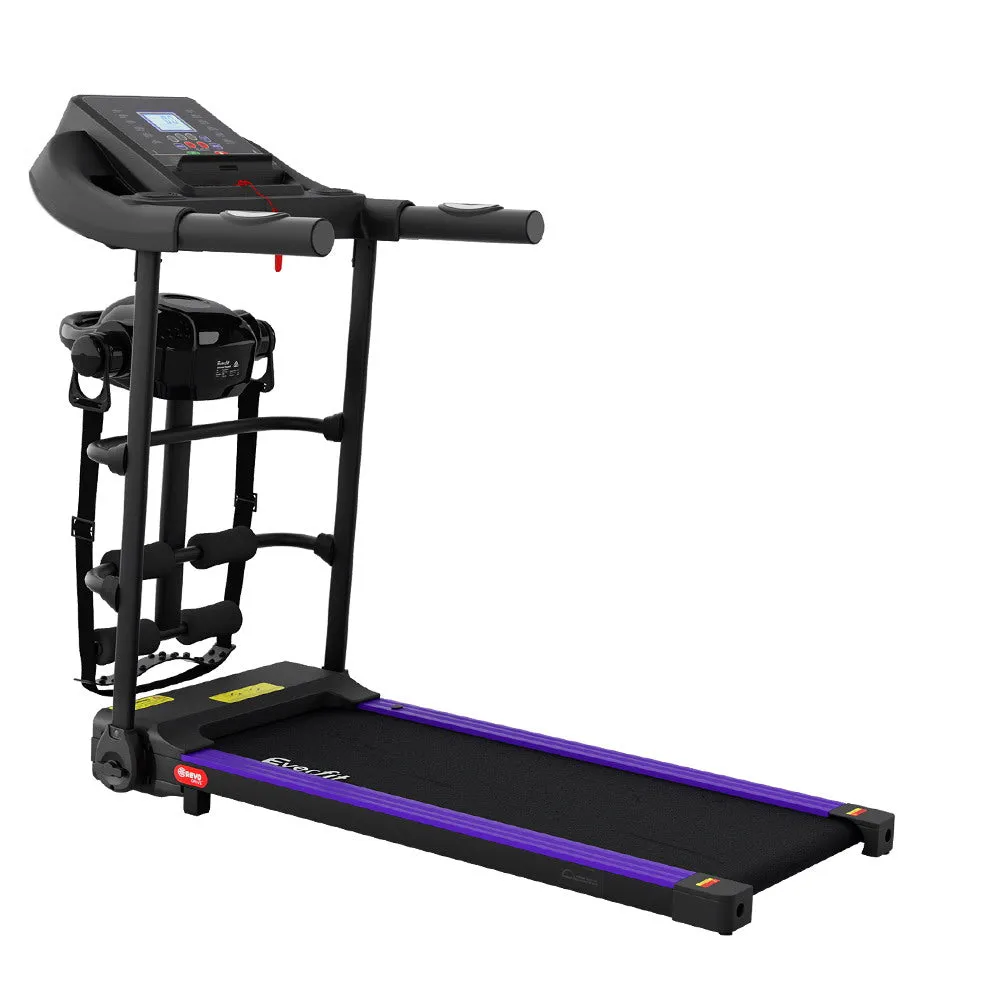 Compact Foldable Electric Treadmill w/ Massager & LCD - Everfit