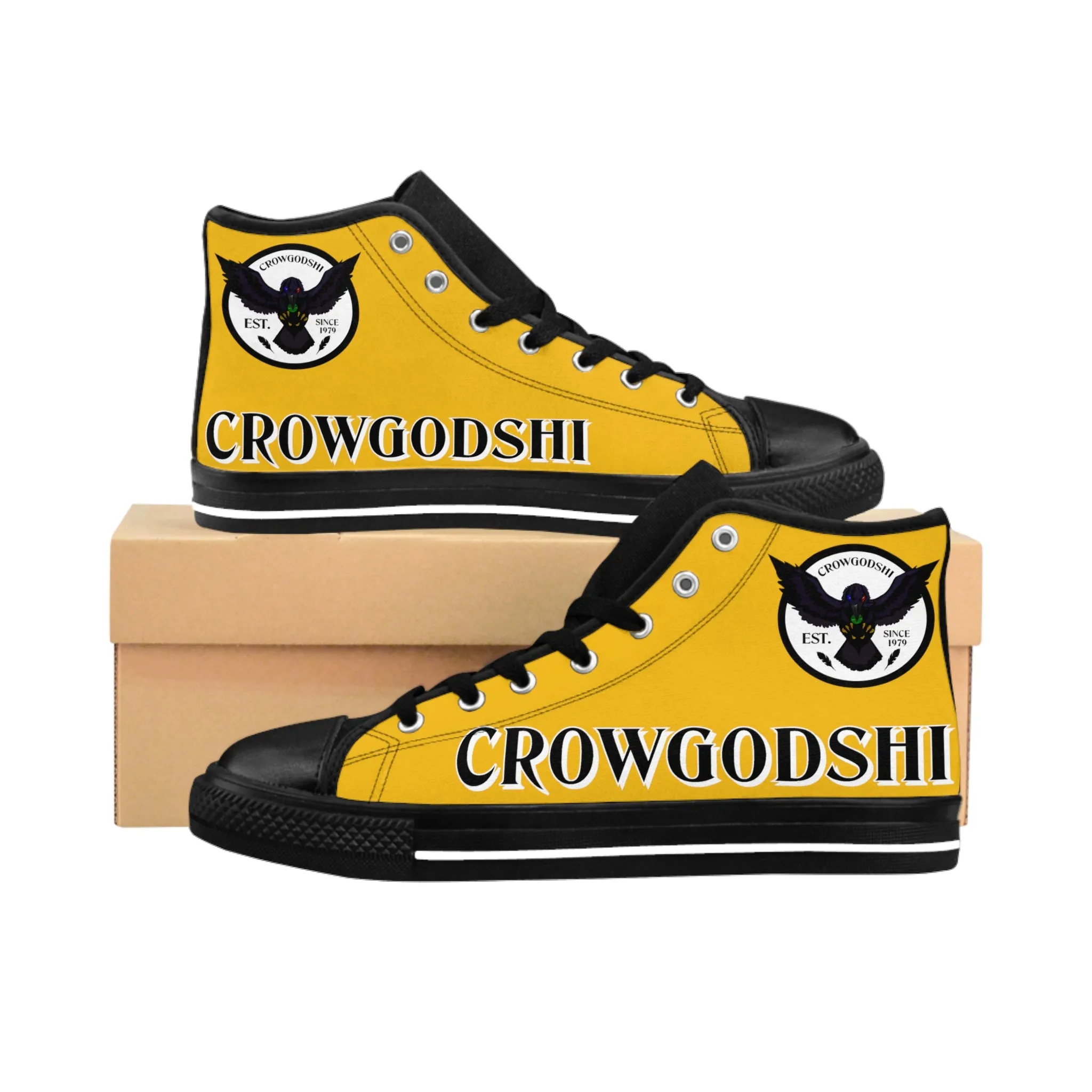 Crowgodshi High-Tops, YELLOW