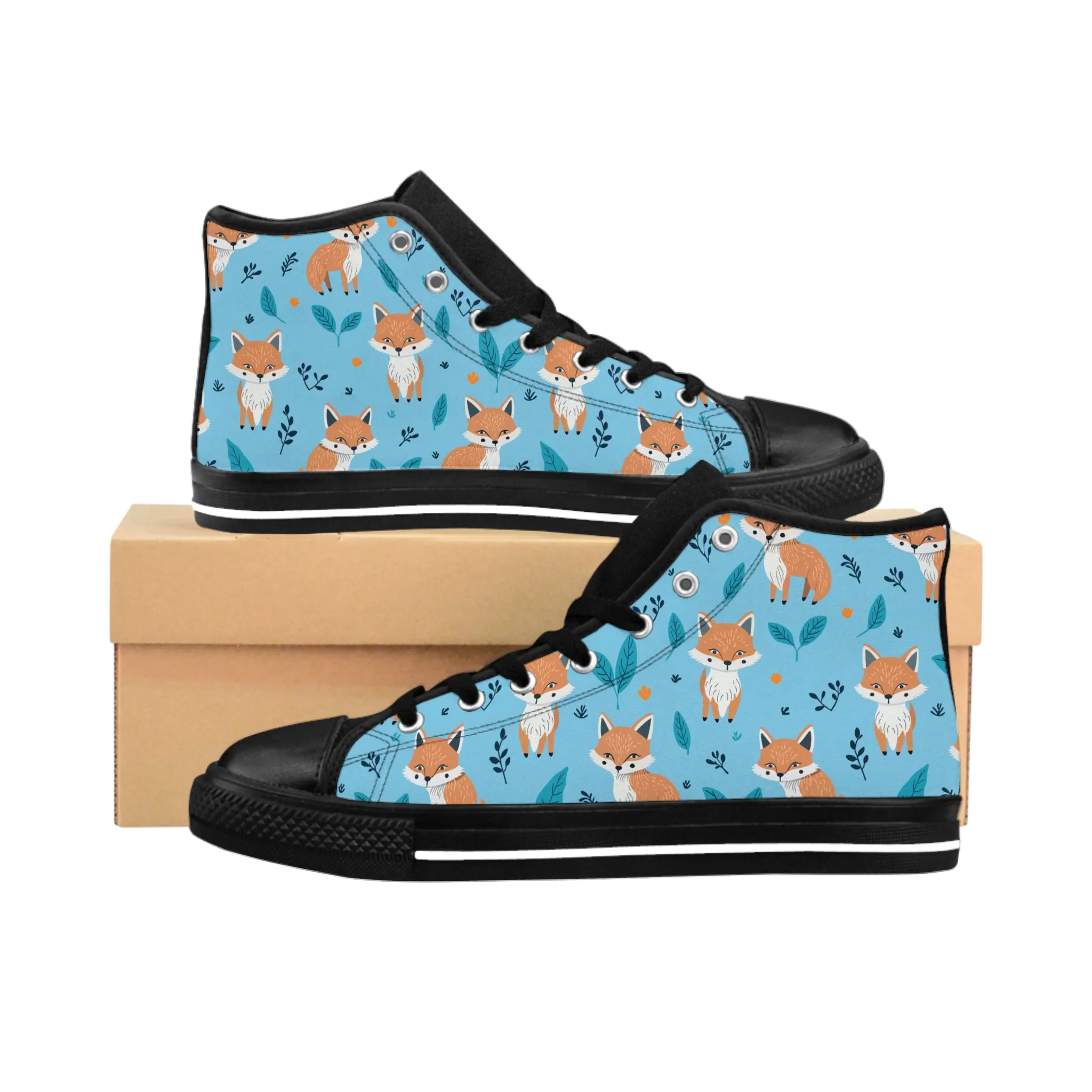 Cute Fox Men's Classic Sneakers