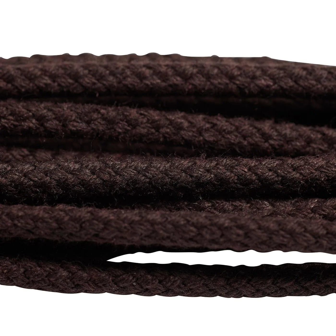 Dark Brown Braided Laces - 110cm