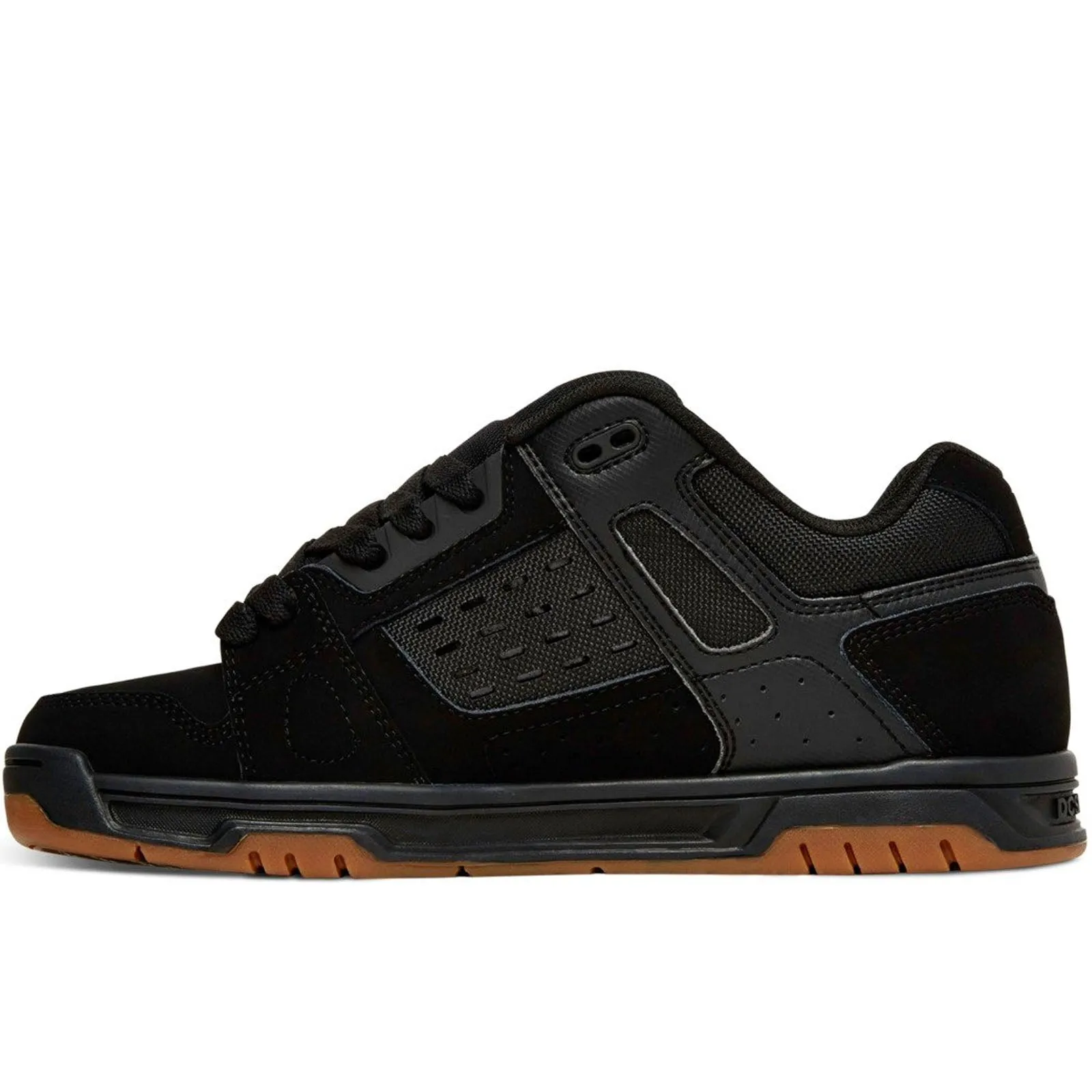 DC Shoes Mens Stag Low Rise Suede Leather Skate Trainers