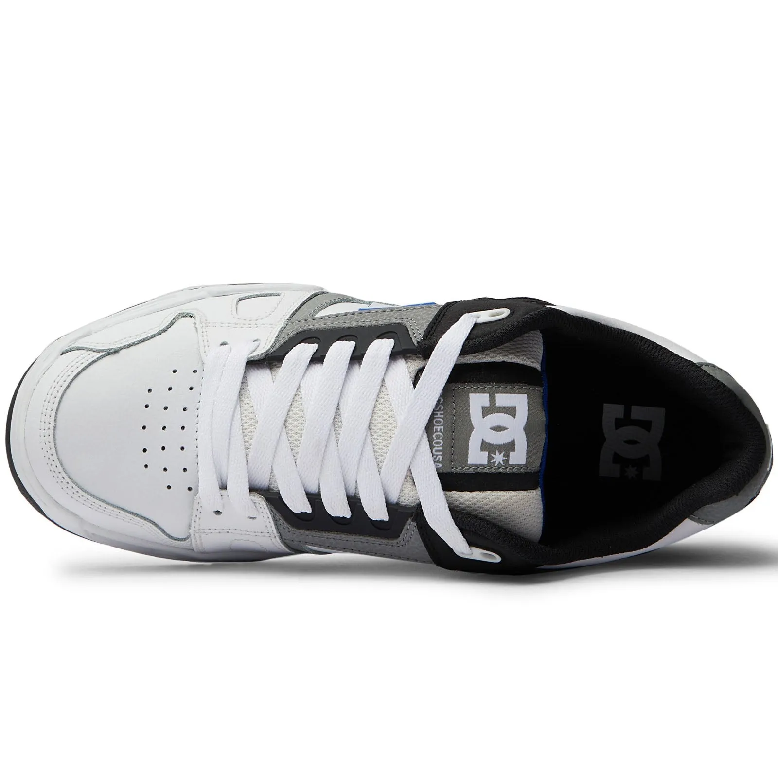 DC Shoes Mens Stag Low Rise Suede Leather Skate Trainers