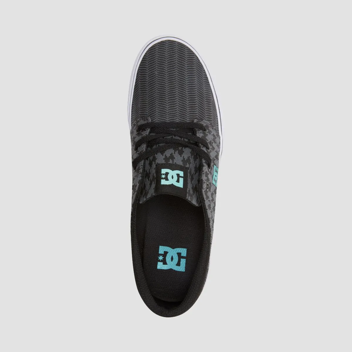 DC Trase TX SE Shoes - Black/Aqua