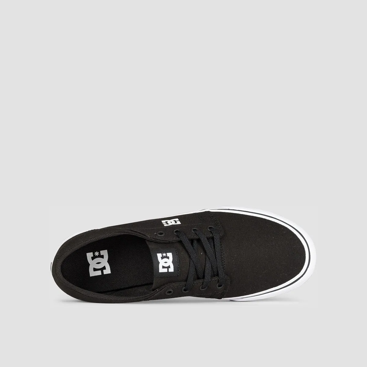 DC Trase TX Shoes - Black/White - Kids