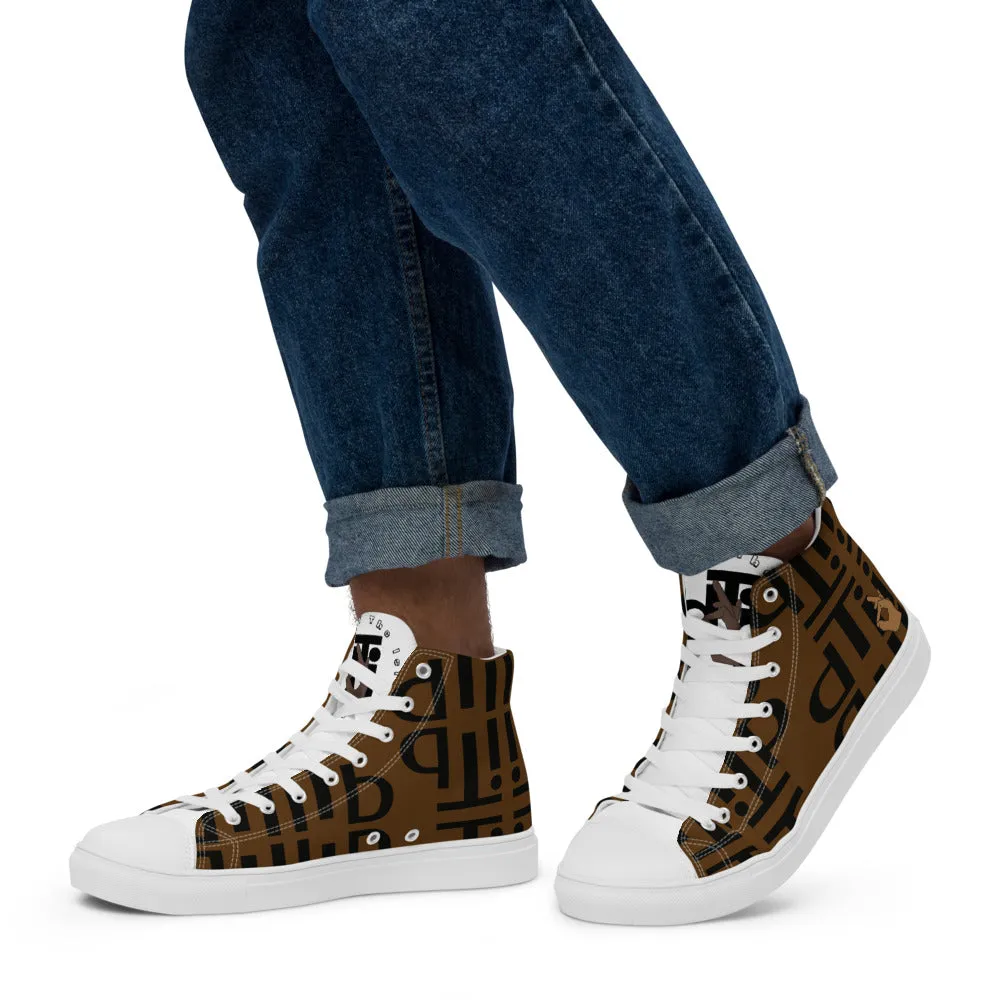 Descendants of The Island Men’s high top canvas shoes