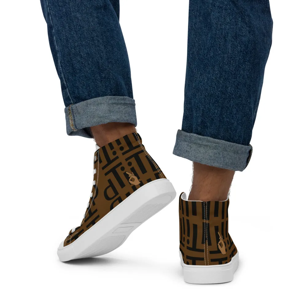 Descendants of The Island Men’s high top canvas shoes