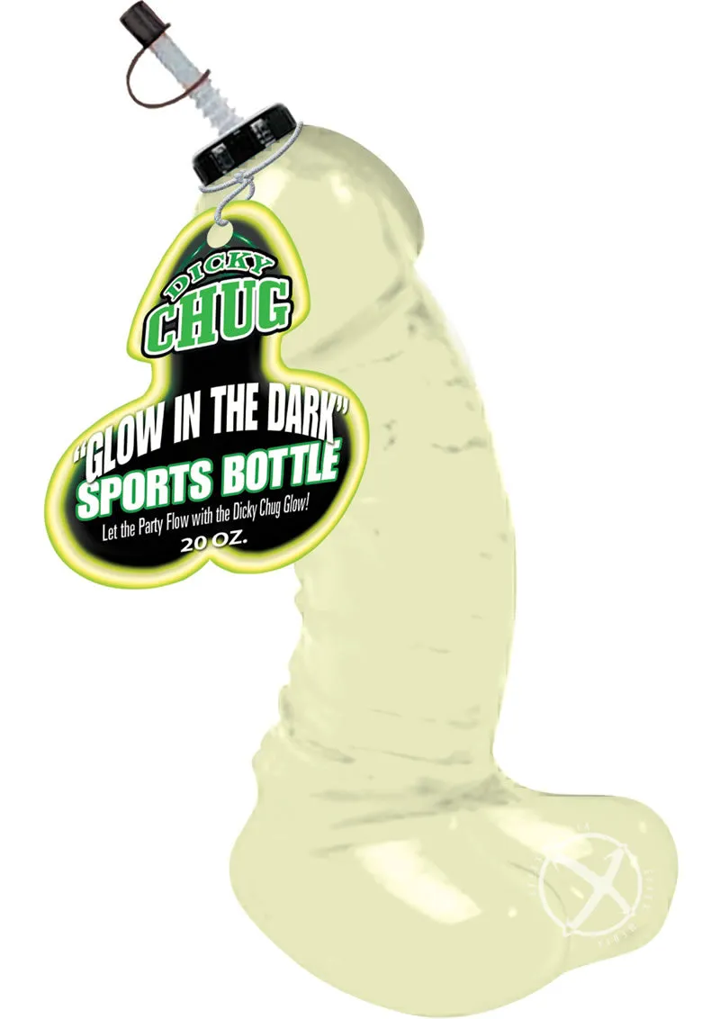 Dicky Chug Glow In The Dark Sports Bottle