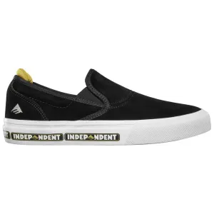 Emerica Shoes Wino G6 Slip-On Youth X Independent - Black