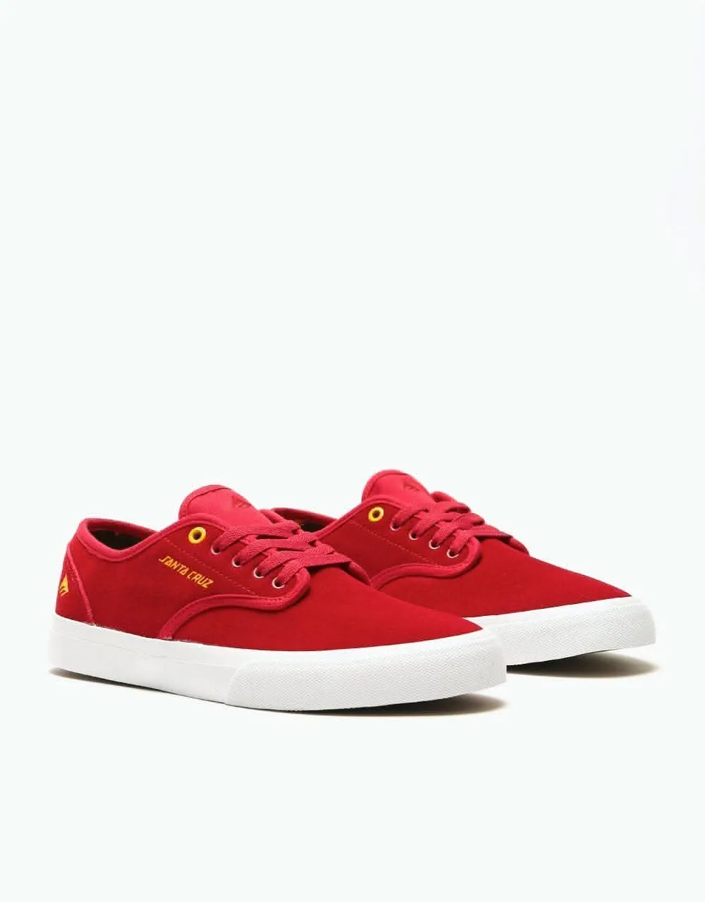 Emerica x Santa Cruz Wino Standard Skate Shoes - Red/White