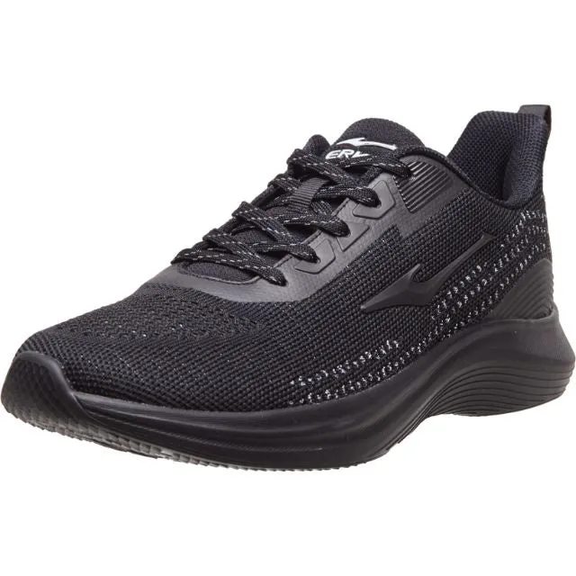 Erke Cushioning Men Running Shoes  Black