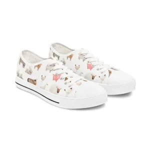 Farm Animals Women's Low Top Sneakers