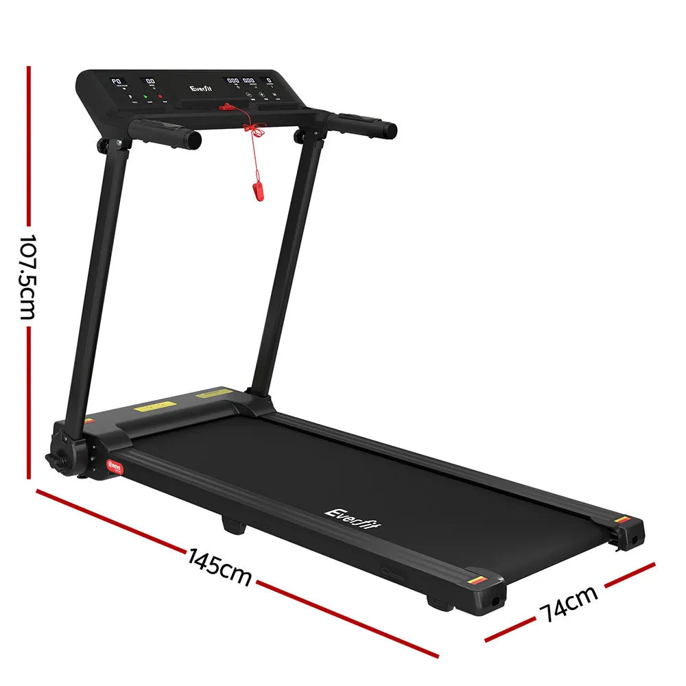 Foldable Electric Treadmill w/ LCD, 12 Programs - Everfit