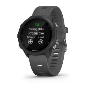 Garmin Forerunner 245 GPS Running Watch Slate Gray Silicone Band