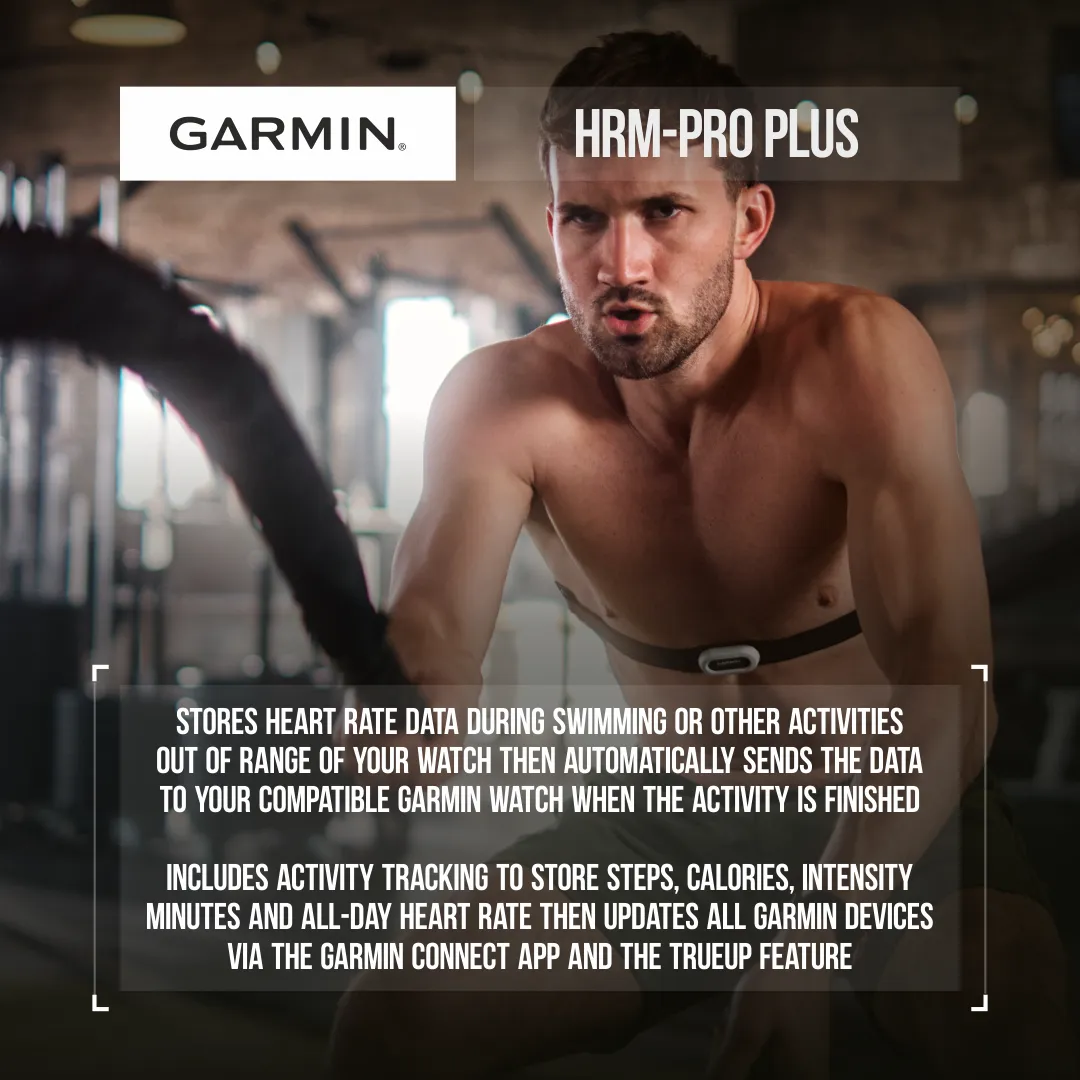 Garmin HRM-Pro Plus Premium Chest Strap Heart Rate Monitor (010-13118-00)