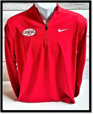 Genesee Red Nike 1/4 Zip