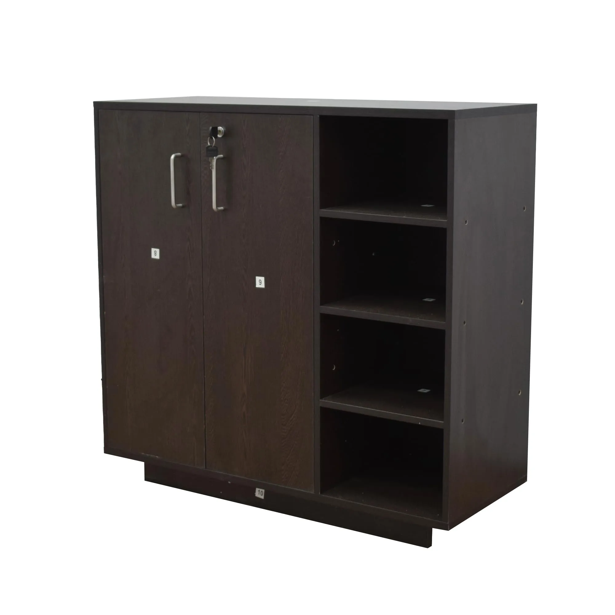 GRATUS Epsen Engineered Wood Shoe Rack, Cabinet, Storage, Rack, with Door, Classice Walnut, Wenge (Wenge)