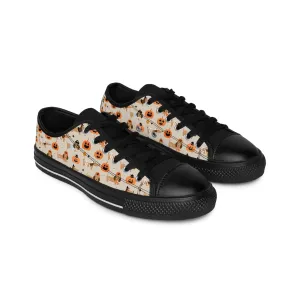 Happy Halloween Dachshund Pumpkin Dog Women's Sneakers