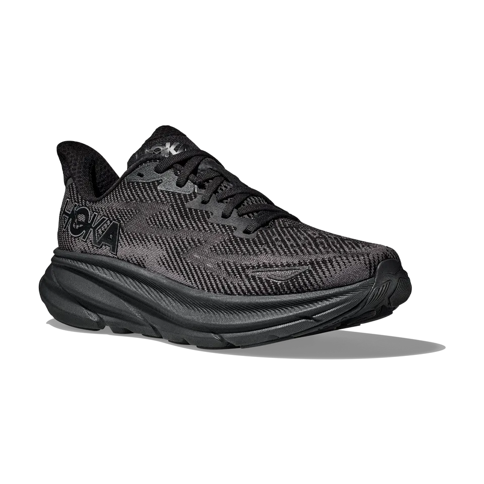 HOKA Women's Clifton 9 Black/Black