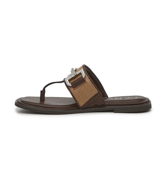 Horizon Flat Thong Sandal Brown/Coffee