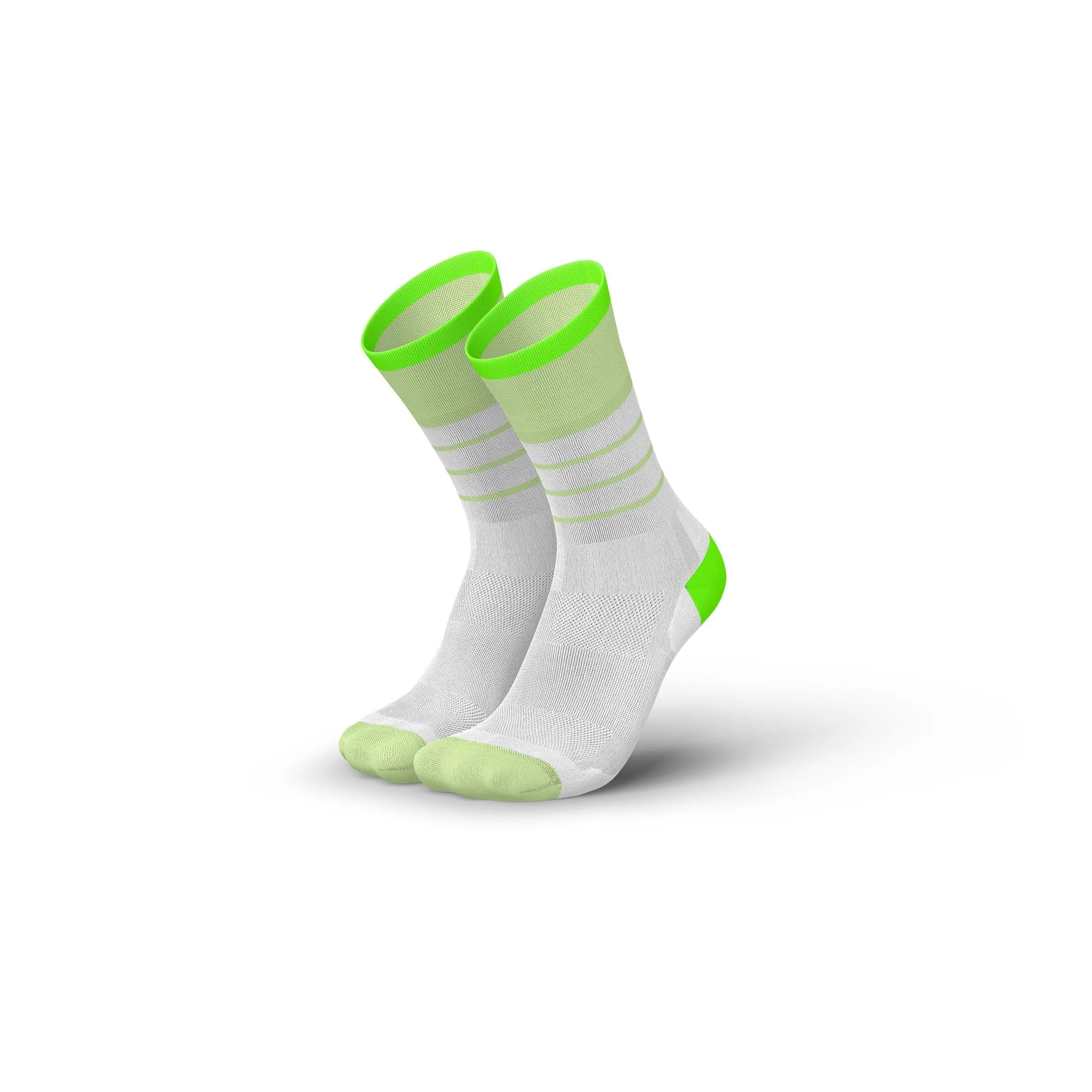 INCYLENCE ULTRALIGHT SOCKS - STRIPES V2 GREEN