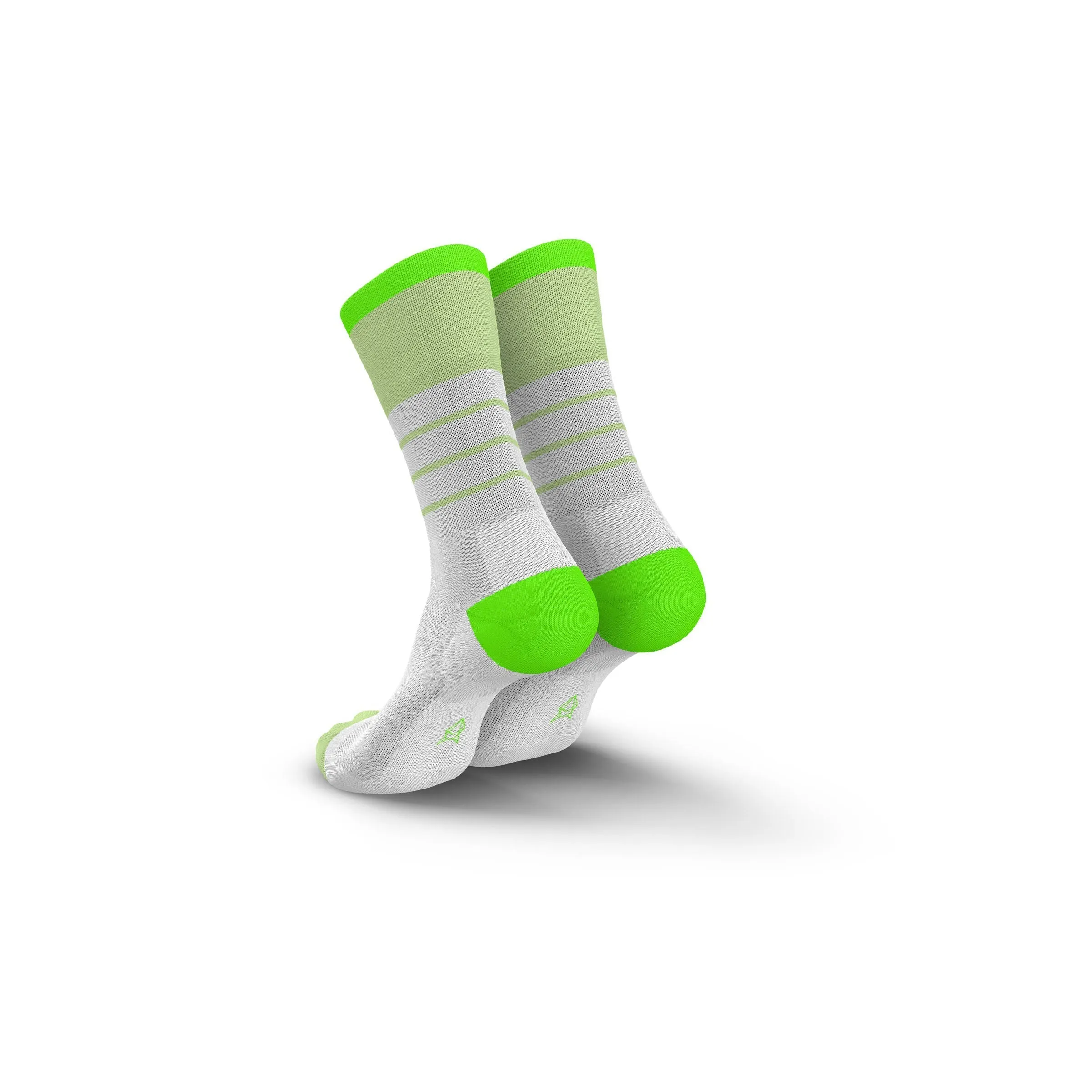 INCYLENCE ULTRALIGHT SOCKS - STRIPES V2 GREEN